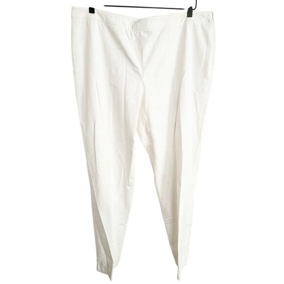 Lafayette 148 Bleecker Pants Jodhpur Cloth Cropped Ankle Pant White Size 16 - Picture 2 of 6